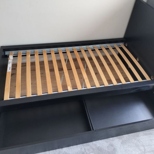 Single bed frame Malm + 2 storage drawers