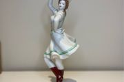 A Beautiful Hollohaza Hungarian Dancer Hand painted Porcelain Figurine