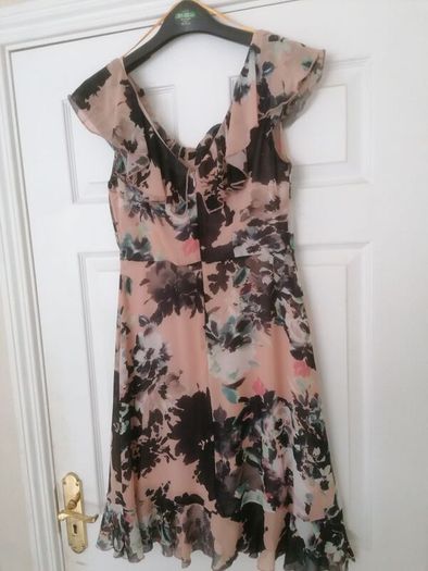 Myleene Klass Floral Chiffon Dress