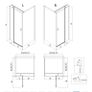Shower door enclosure Image 8