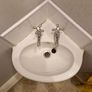 Compact Corner Sink & Pedestal Image 2