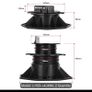 Adjustable pedestals Image 2