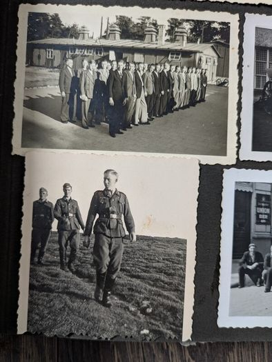 German Military Infantry Regiment Soldier Photo Album with Third Reich Nazi Eagle World War 2