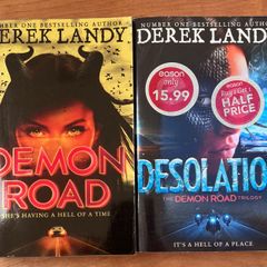 Demon Road & Desolation by Skulduggery's Derek Landy