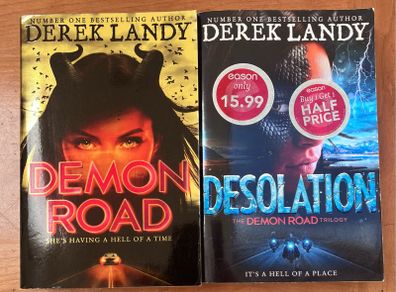 Demon Road & Desolation by Skulduggery's Derek Landy