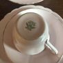 15 Piece 1930s Tuscan bone china  baby pink tea set Image 5