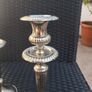 Lovely pair of Vintage silver-plated candle holders Image 5