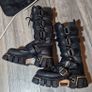 Vintage 2001 New Rock Boots, Size 40 Image 4