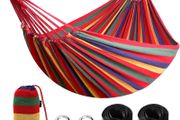 Cotton Hammock - Comfortable Garden Swing with Straps - Brand New