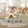 Indoor Playset: 7-in-1 Climbing Frame with Slide, Arch & Mat for Toddlers and Children (1-3 Years) Image 5