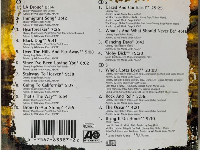 Led Zeppelin [2003] How The West Was Won (3xCD Digipack Album)