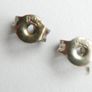 Vintage Sterling Silver 925  Moon and Star Stud Earrings 1,3g Image 3