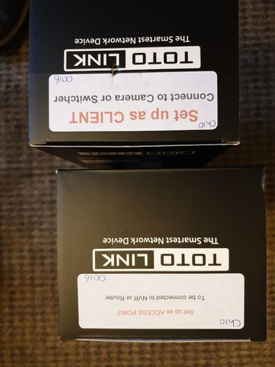 2x TOTOLINK CP350 300Mbps Outdoor Wireless CPE / Wi-Fi Bridge - Brand New