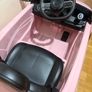 simthtoy Fiat 500e Car 7.2V Electric Ride On Pink Image 4