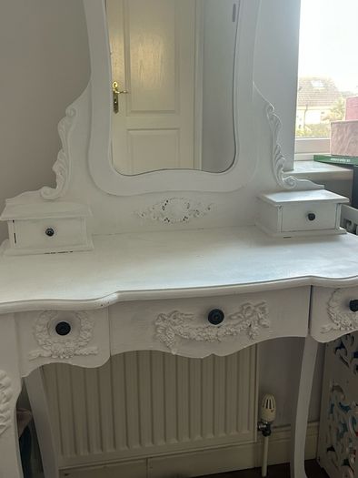 Vanity with mirror