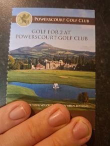 Golf for 2 at powerscourt golf club
