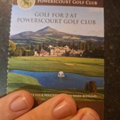 Golf for 2 at powerscourt golf club