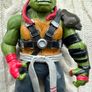 Playmate Teenage Mutant Ninja Turtles Out of the Shadows 11" Raphael Figure 2015 Right hand is too loose Used Please look at the pictures Image 4