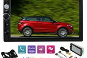 7'' Bluetooth Car Van FM Radio Stereo 2DIN Aux 2 Din Rear View Camera Remote MP5
