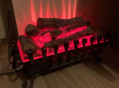 Beautiful realistic log electric fire