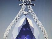 18kt White Gold Filled Amethyst Pendant