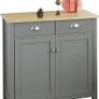 Sideboard Kitchen cabinet with worktop  Hallway Cabinet Grey Image 2