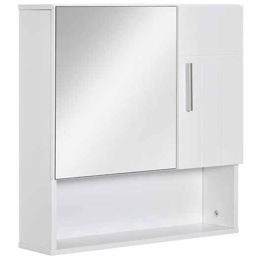 Bathroom Mirror Cabinet, Wall Mounted Storage Cupboard Organizer with Double Doors and Adjustable (FREE SHIPPING)