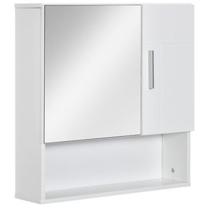 Bathroom Mirror Cabinet, Wall Mounted Storage Cupboard Organizer with Double Doors and Adjustable (FREE SHIPPING)