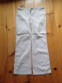 Size 10 NEXT Cream / Stone Colour Trousers