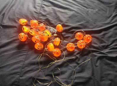 Halloween pumpkin lights