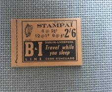Irish stamps, 1953 definitive booklet,