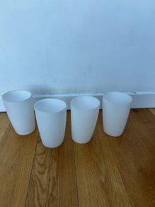 Opal White Glass Light Shades