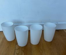 Opal White Glass Light Shades