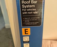 Halfords Roof Bar System