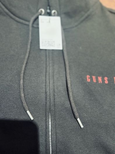 Black Zip Hoodie Guns N' Roses (size XXL)