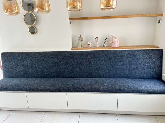 Upholstered Dining Bench with storage