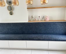 Upholstered Dining Bench with storage