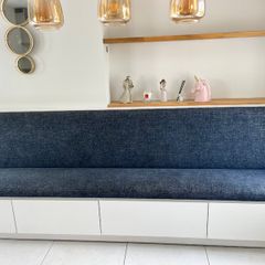 Upholstered Dining Bench with storage