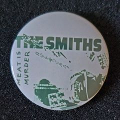 The smith's , pin back button badge.