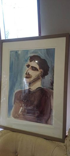 Modern Watercolor Impressionist Portrait