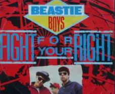 Beastie boys limited edition 12 inch single fight for your right to party original 1987 release vinyl record in vg+ condition