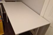 Ikea Trotten Desk White 160x80cm with OLOV Legs