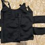 Tummy control shapewear with thin shoulder strap sports top Image 3
