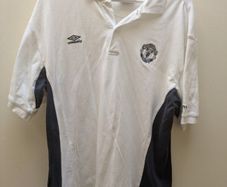 2000/02 Manchester United Umbro Polo Shirt Vodafone large