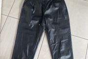 DKNY faux leather trousers size M suits size 14 UK
