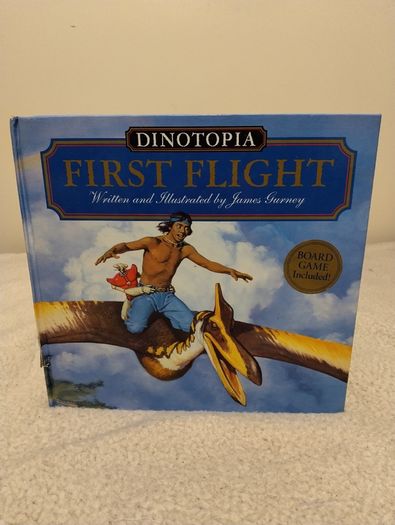 James Gurney,s Dinotopia First Flight Hardback Book With Board Game
