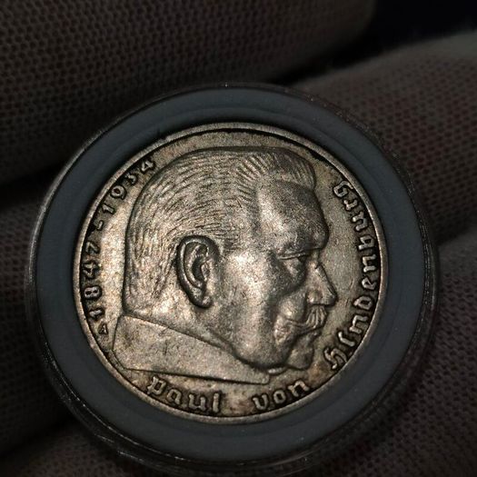 2 Reichsmark 1938 A Berlin WW2 Silver Coin third Reich