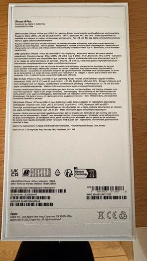Apple I phone 14 plus