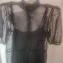 H&M Divided black lace midi short sleeve dress size S UK 10 EU38 Perfect condition Postage included Image 2
