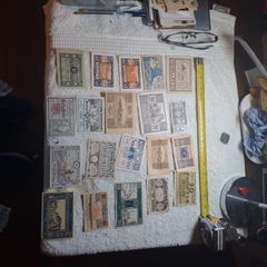 Collection of Austrian emergency 1920s banknotes
